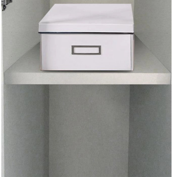 Ripiano per Armadio Grigio Perla in Legno Laminato 42,7 cm