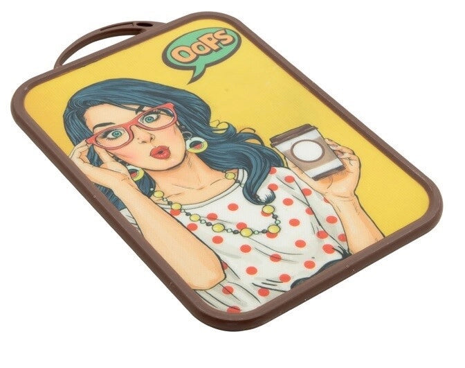 Tagliere da Cucina Rettangolare con Manico Ops 25 x 37 cm