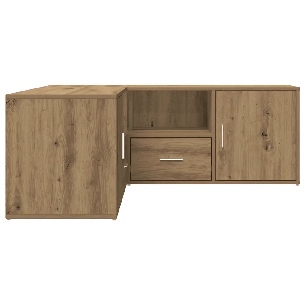 Mobile Angolare Rovere Artigianale 200x40x45 cm in Truciolato 3307836