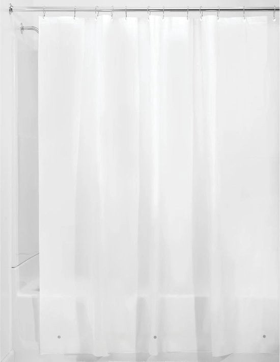 Douchegordijn Schimmelbestendig Waterdicht 1 pezzo Vorstgrijs Polyester 183x183 cm