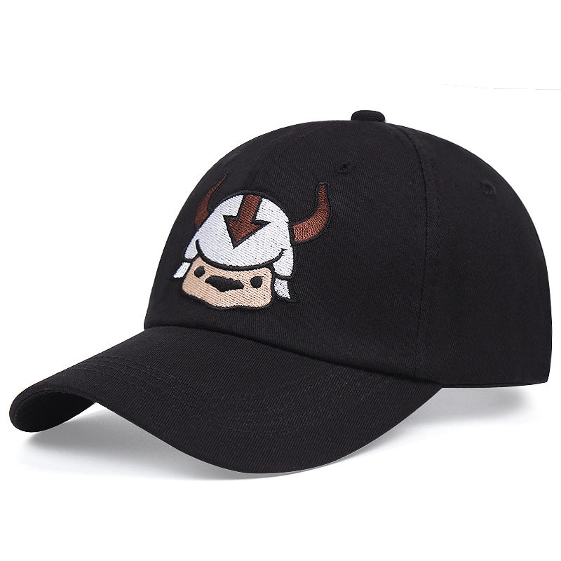 Cappellini da baseball neri con ricamo di pecora
