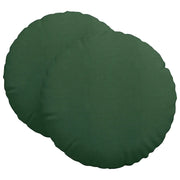 Cuscini per Seduta 2 pz | Cuscini per sedie Verde Scuro ? 80 cm Tessuto in Cords