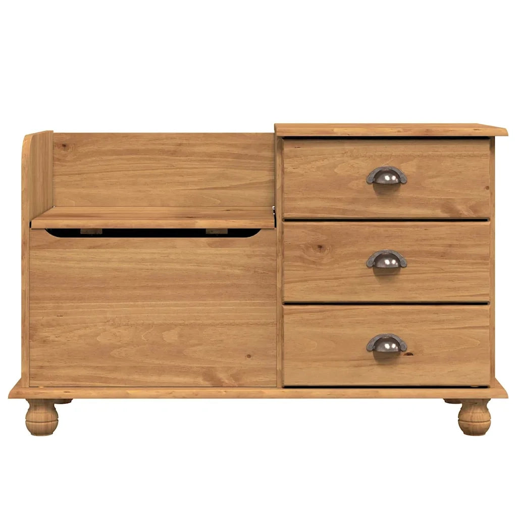 Panchina con contenitore ASKIM Marrone 100 x 39 x 62 cm 4105439