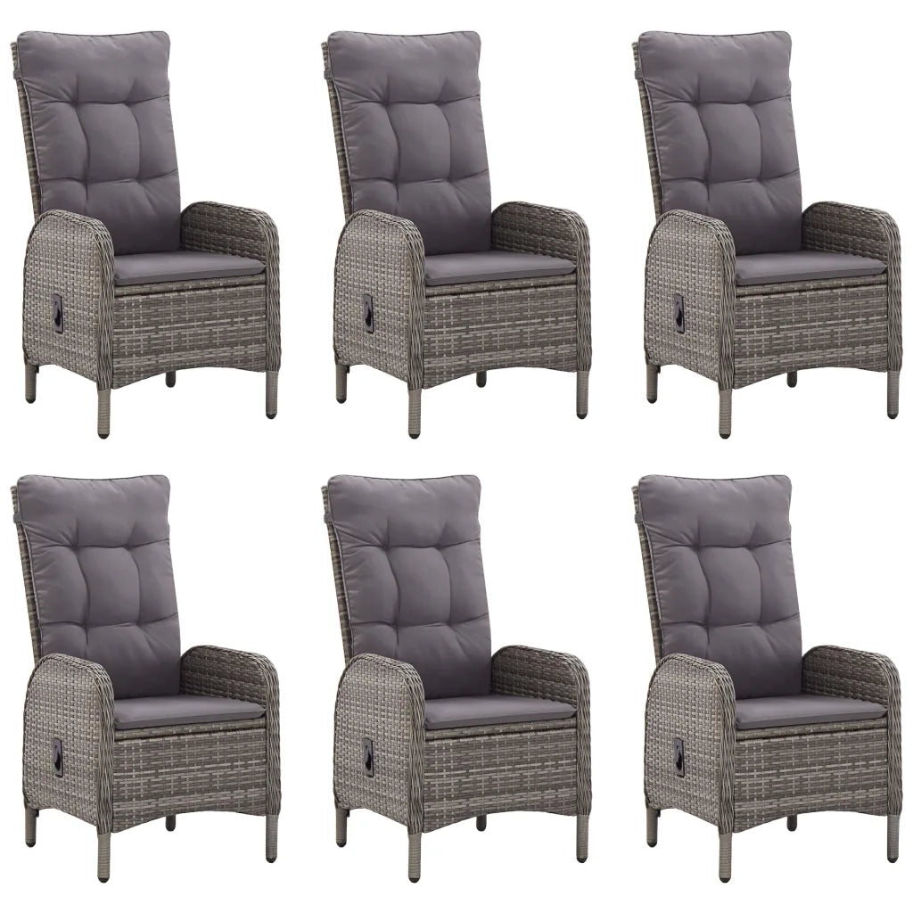 Set da Pranzo da Giardino 7 pz Grigio cod mxl 43760
