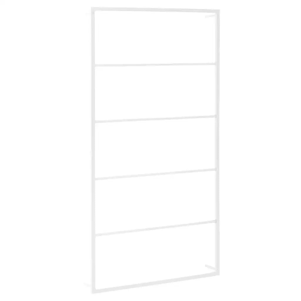 Portasciugamani Bianco 60x10x116 cm Acciaio 336121