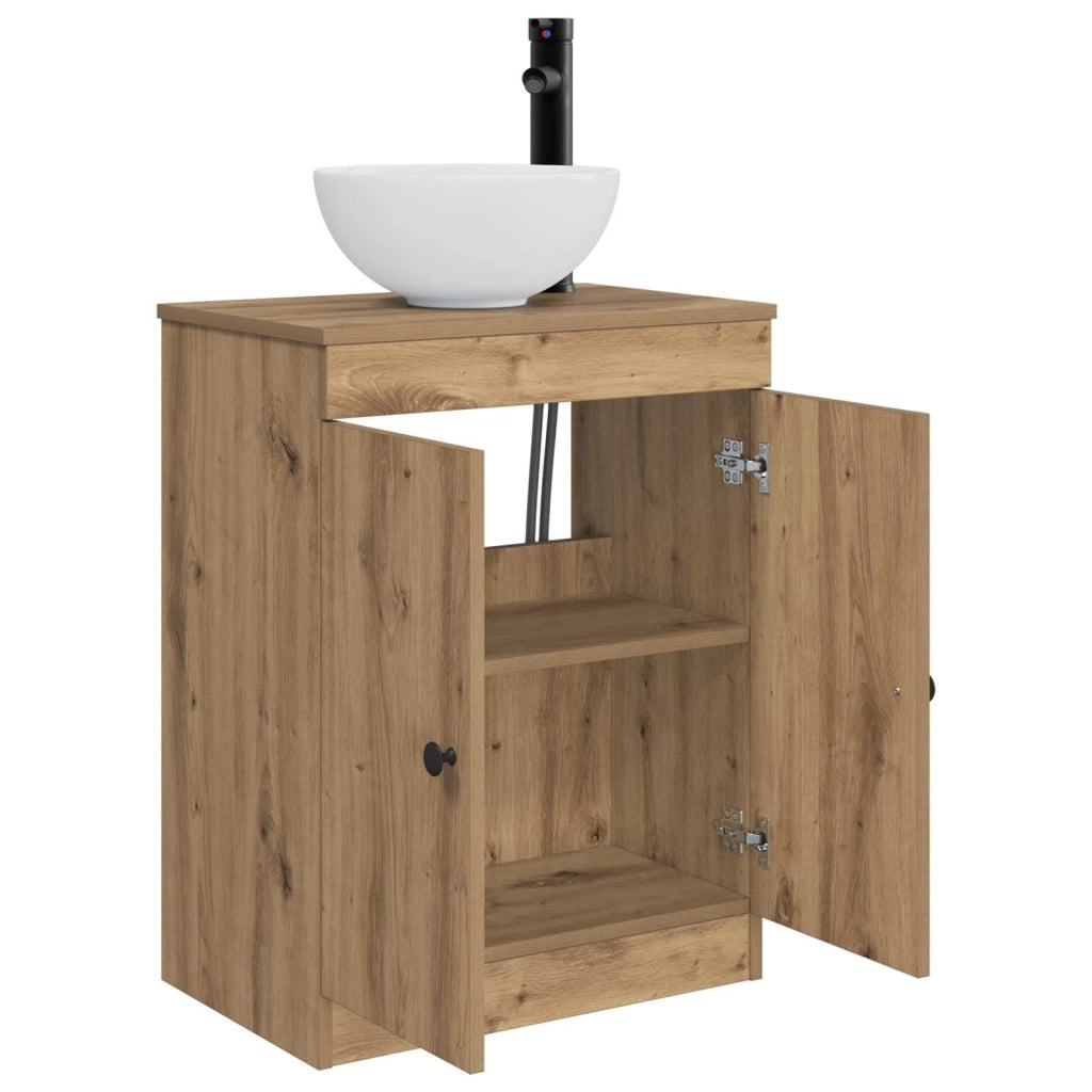 Mobile da bagno con lavabo Rovere Artigianale 54 x 35 x 83 cm