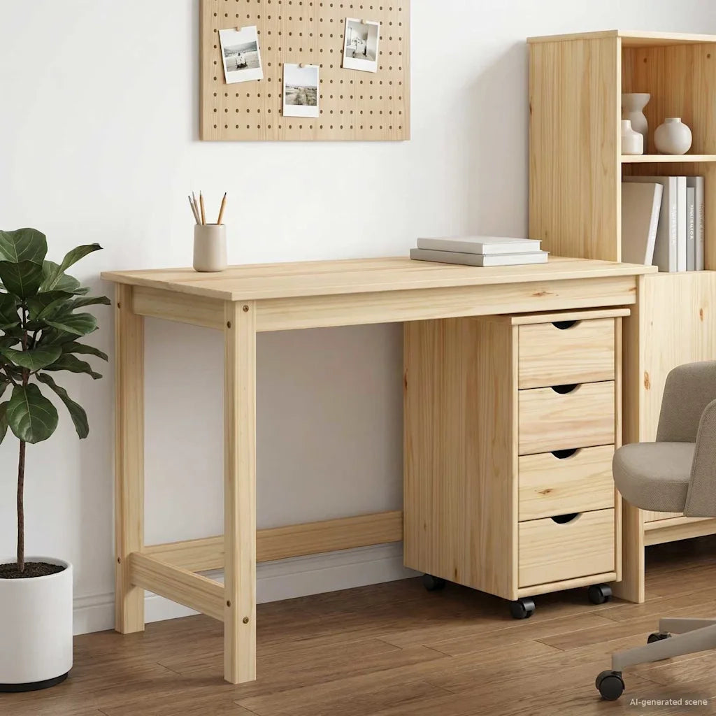 Set di Scrivania e Armadietto 2 pz Marrone 3438774