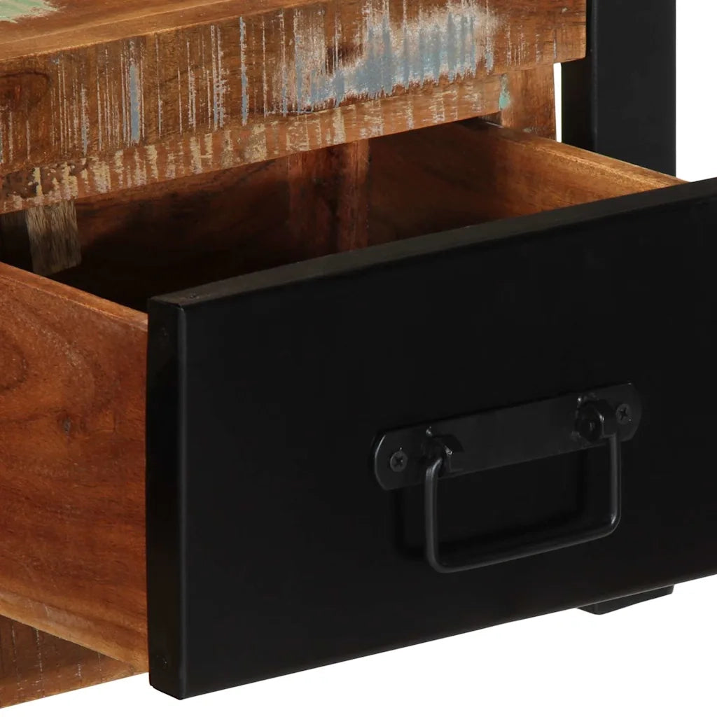 Mobile Porta TV-Mobile per TV-Credenza TV 100x30x25 cm in Legno Massello di Recupero
