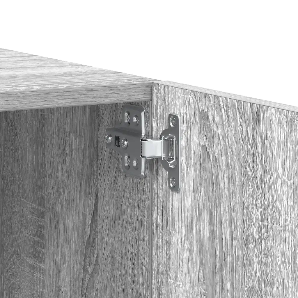 Mobile TV Grigio Sonoma 100x35x40 cm in Legno Multistrato 815718