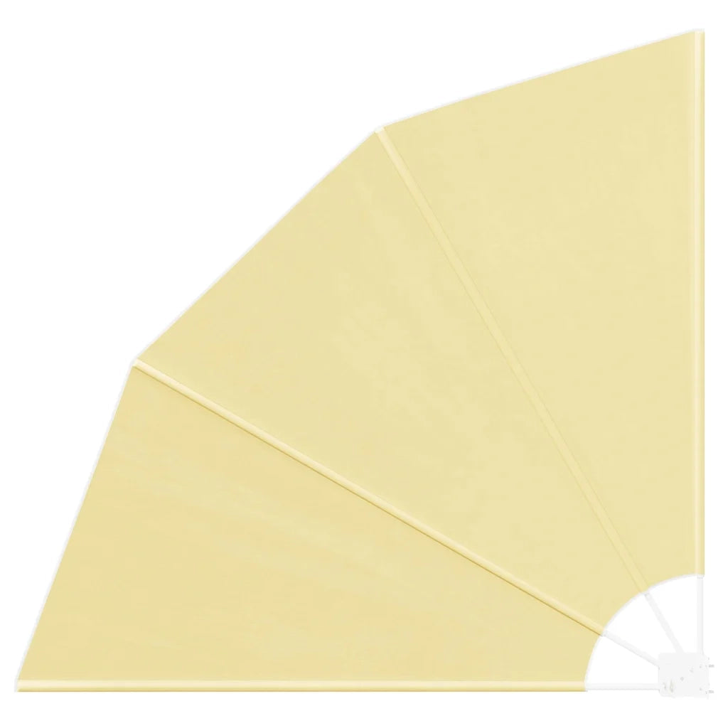 Schermo di Privacy per Balcone Sabbia 140 x 140 cm Poliestere 42000929
