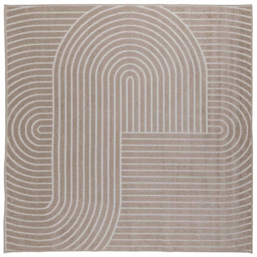 Tappeti per area Quadrato PALMERAS Beige 200 x 200 cm