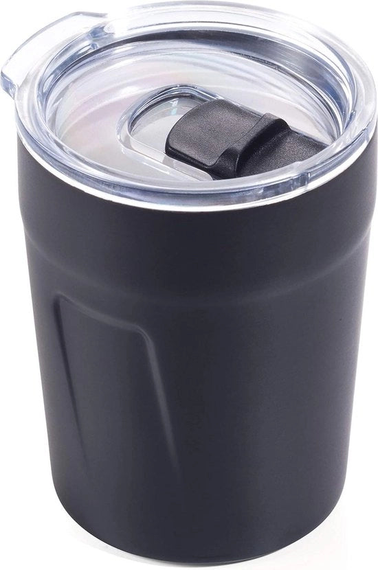 Termos per caffè doppio per adulti nero - 1 pezzo - per apprezzare il caffè in movimento