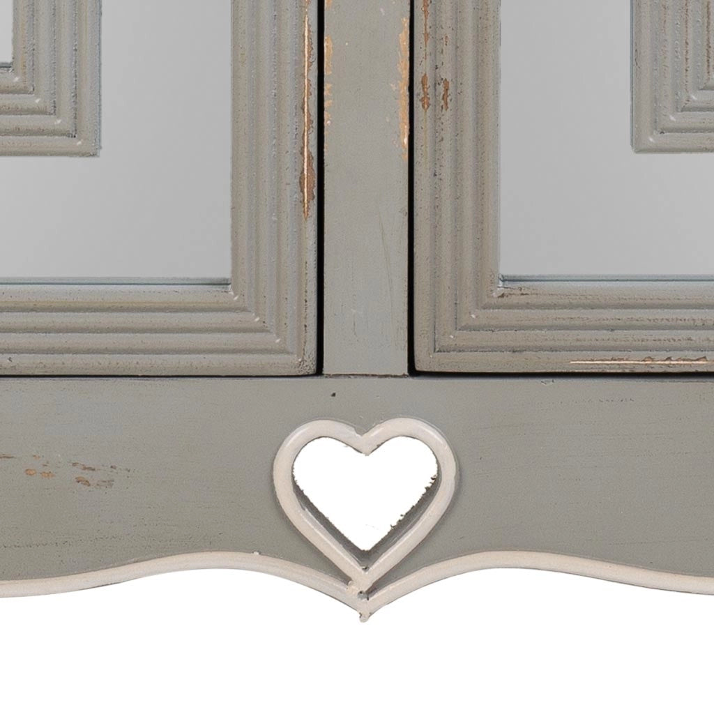 Mobile da ingresso in legno grigio 83x36x56,5h