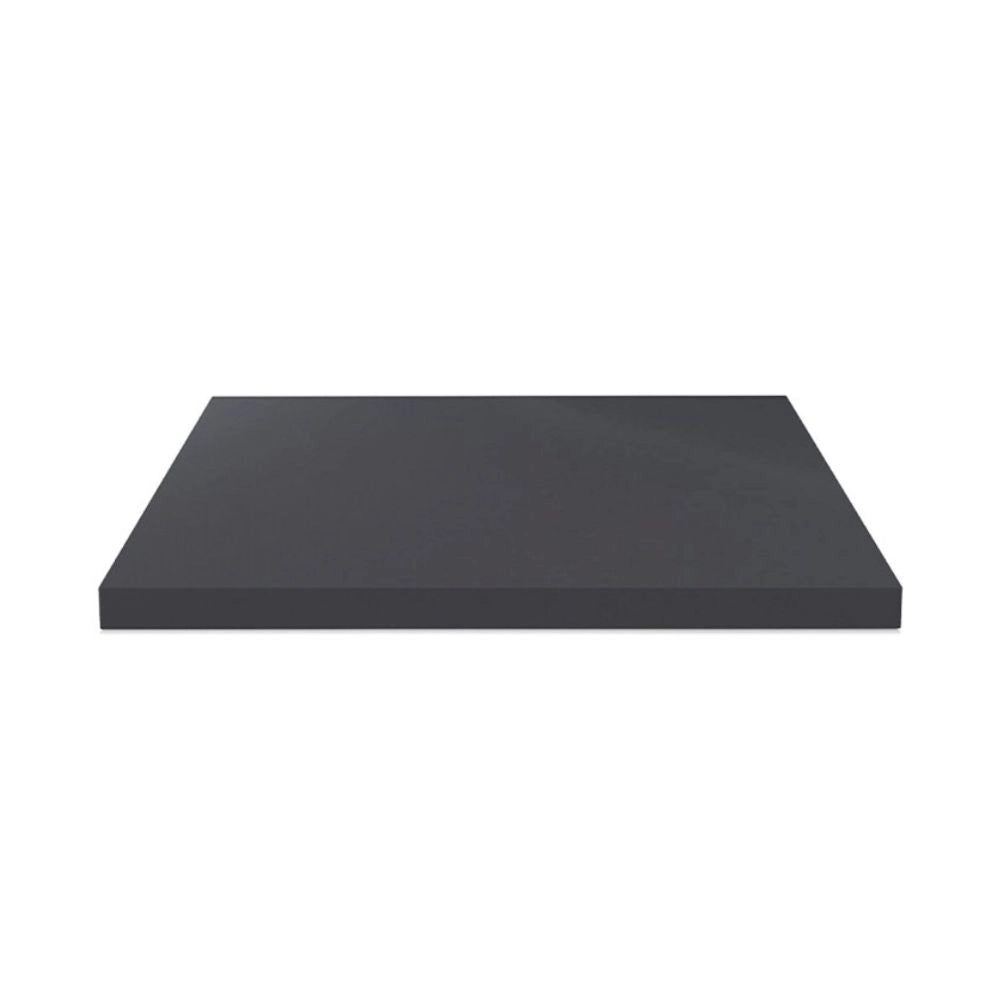 Piano lavabo rettangolare truciolare antracite satinato 80x48x3.8H