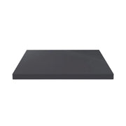 Piano lavabo rettangolare truciolare antracite satinato 80x48x3.8H