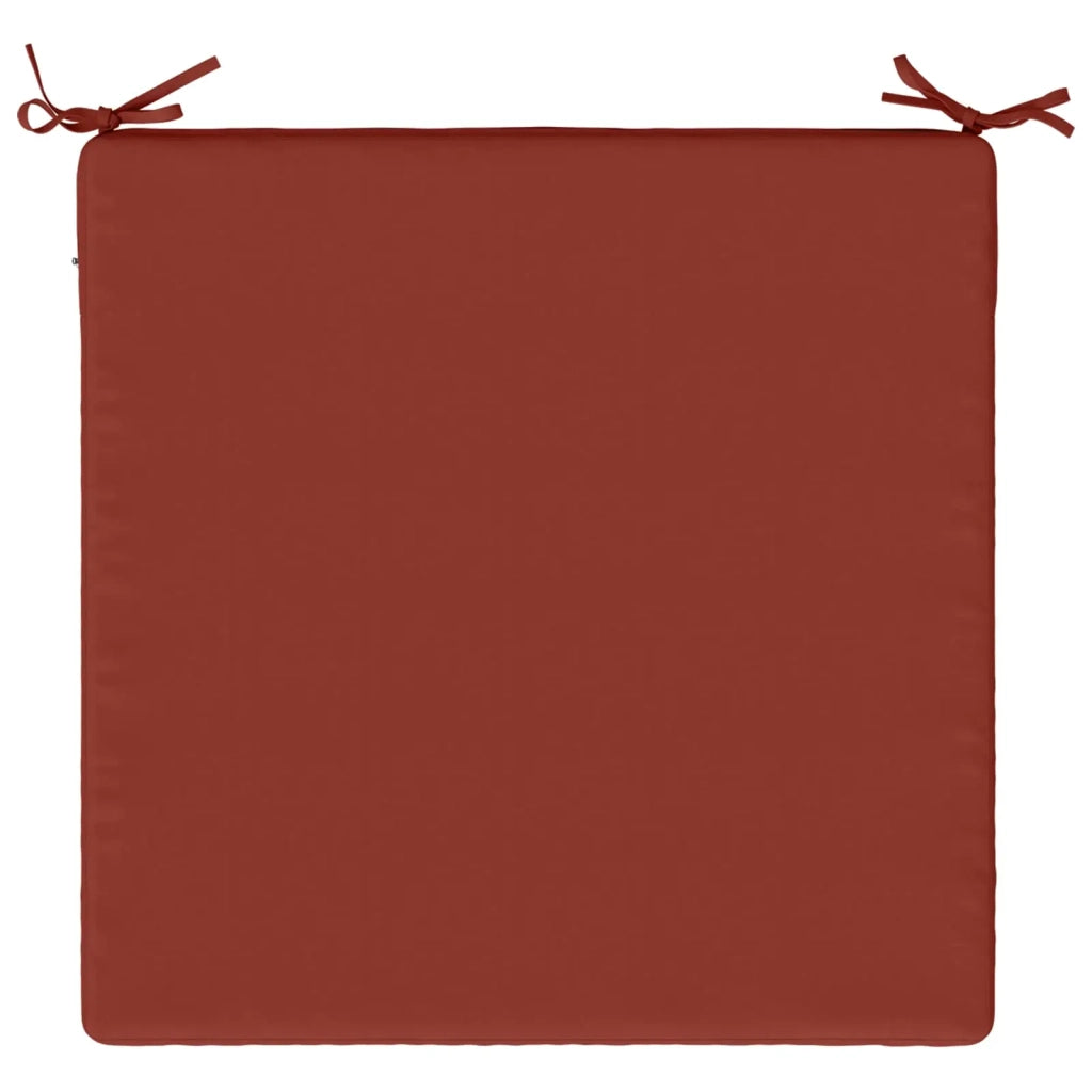 Cuscini per Sedia in 4 Pezzi SOEST 4 pz 100% Poliestere Rosso 944776