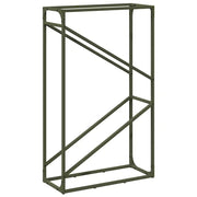 Rastrelliera per Legna da Ardere Verde Oliva 60x25x100 cm CFW6440375