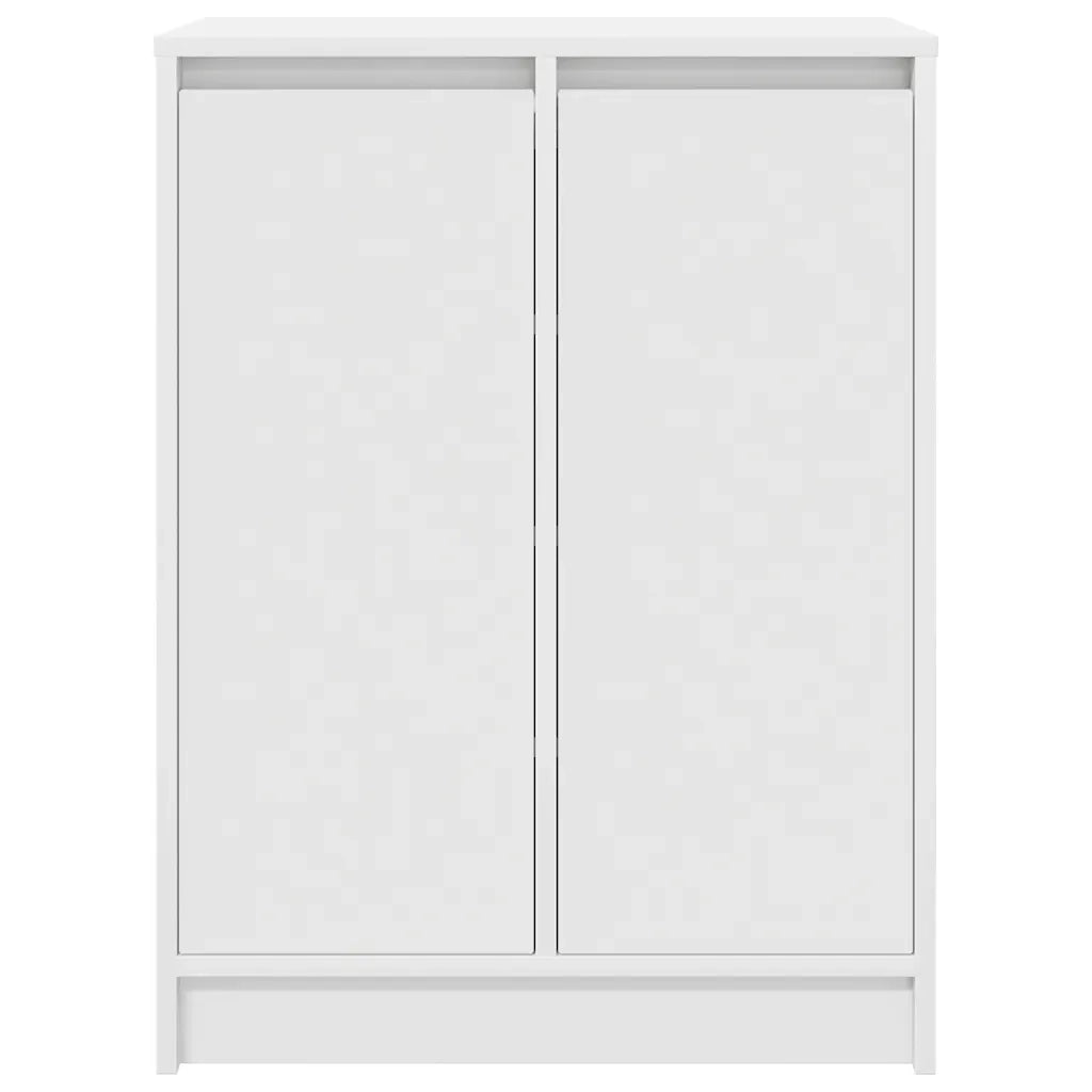 Scarpiera Bianca 57x34x76 cm in Legno Multistrato 861868