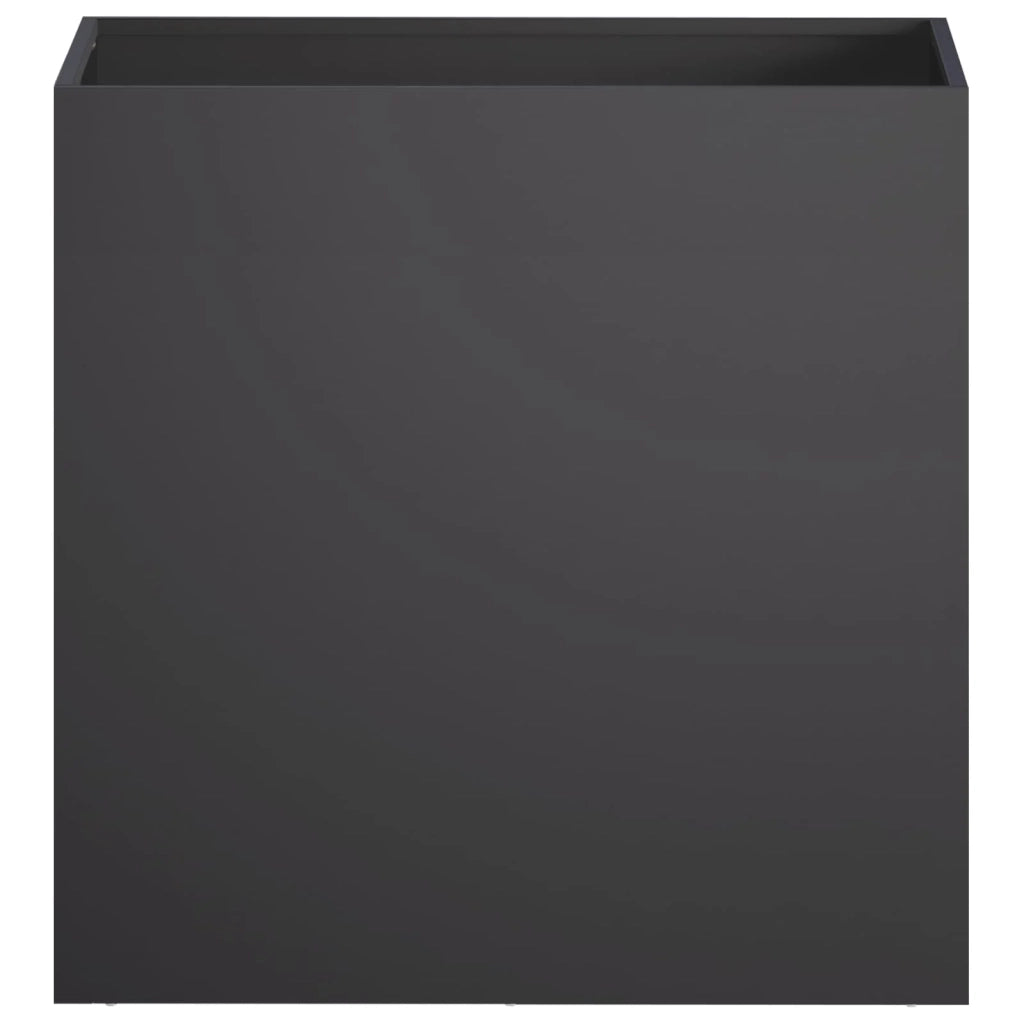 Vaso da giardino 2 pz Nero 50 x 30 x 40 cm 8005513