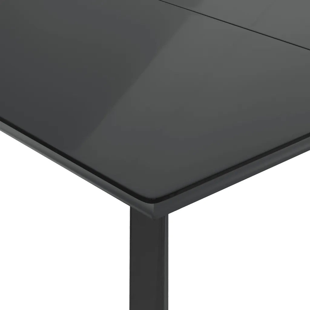 Set da Pranzo da Giardino 9 pz con Cuscini Beige in Polyrattan