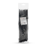 Tie per cavi - 4,5*350 mm neri 100pcs/pacco