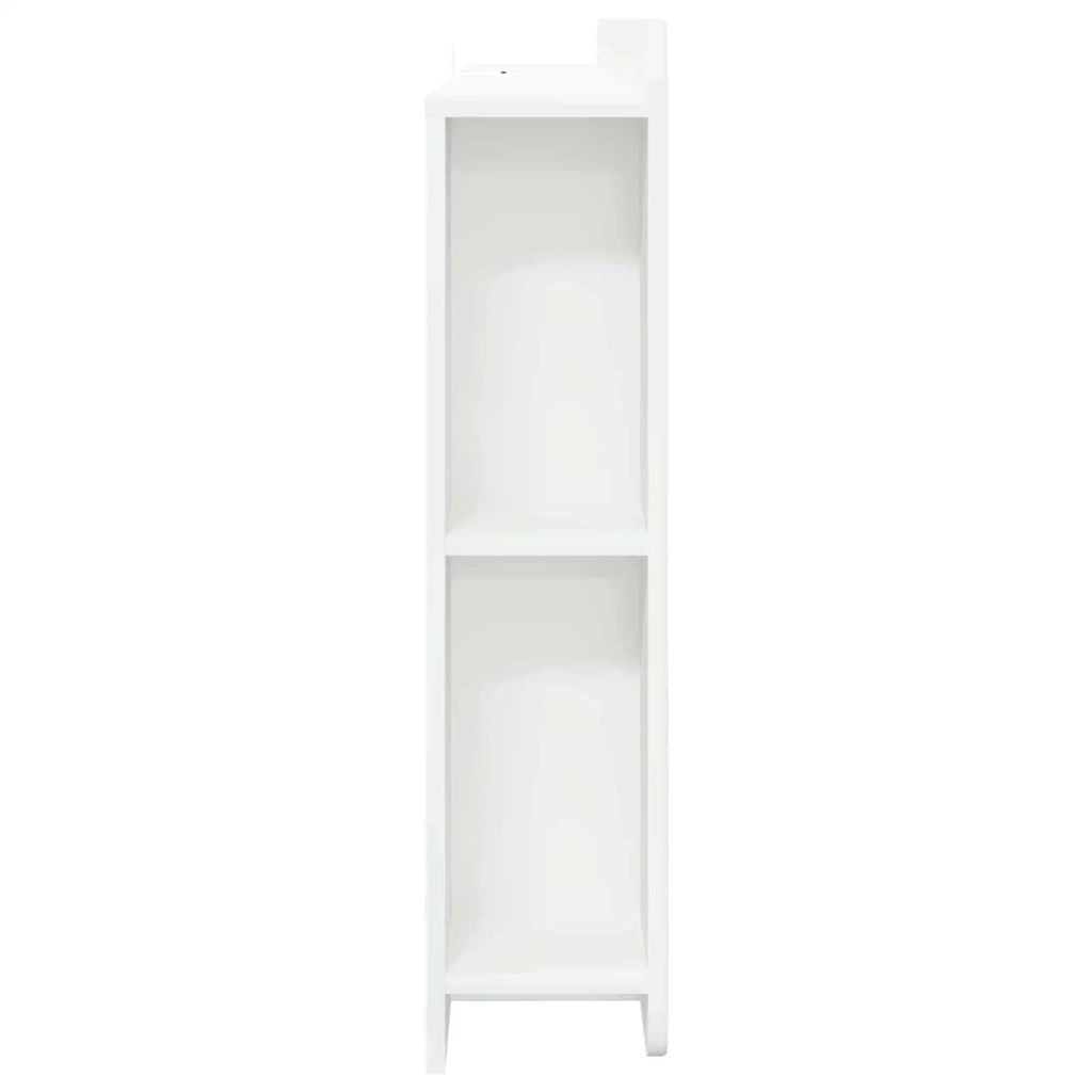 Testata del letto Bianco Lucido Legno ingegnerizzato