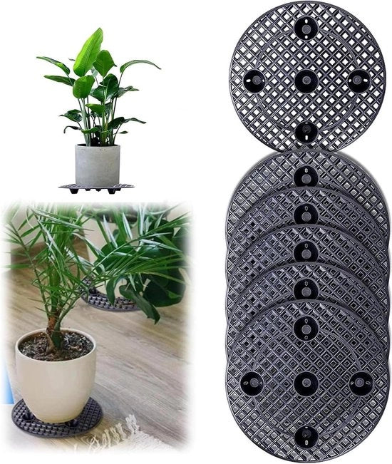 Supporto per piante - 6 pezzi supporto per vaso - supporto per piante per grandi piante - supporto per vaso - supporto per piante - elevatore per vaso per terrazza o balcone - 20 cm