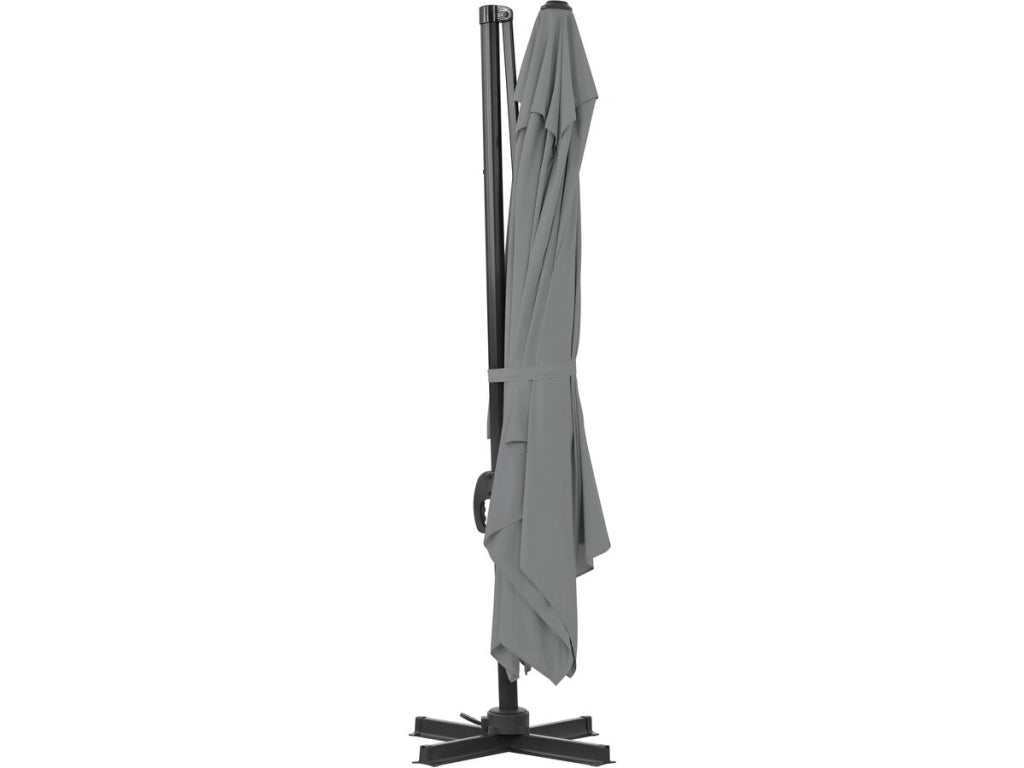Ombrellone da giardino a sbalzo in alluminio "Sky 4" - 3 x 4 m - Grigio