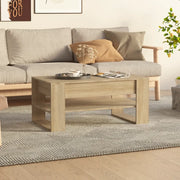 Tavolino da Salotto-Tavolino da soggiorno-Tavolo Rovere Sonoma 102x55x45cm Legno Multistrato