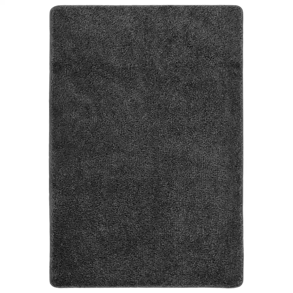 Tappeto Shaggy Grigio Scuro 160x230 cm Antiscivolo cod mxl 70831