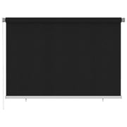 Tenda a Rullo per Esterni 220x140 cm Nera 312947