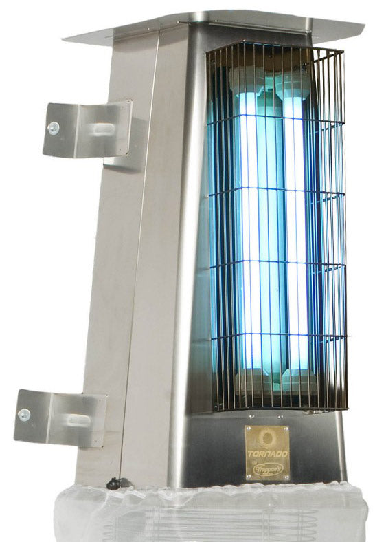 Zanzariera Elettrica ad Aspirazione in Acciaio 60W Trappen Tornado