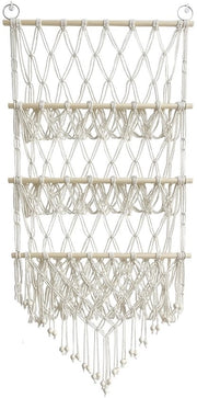 Organizzatore per lo stoccaggio - Tappeto di corda mano a mano in cotone - Decorazione - Animale da accarezzare - Risparmio di spazio - Supporto solido standard - Rete per giocattoli