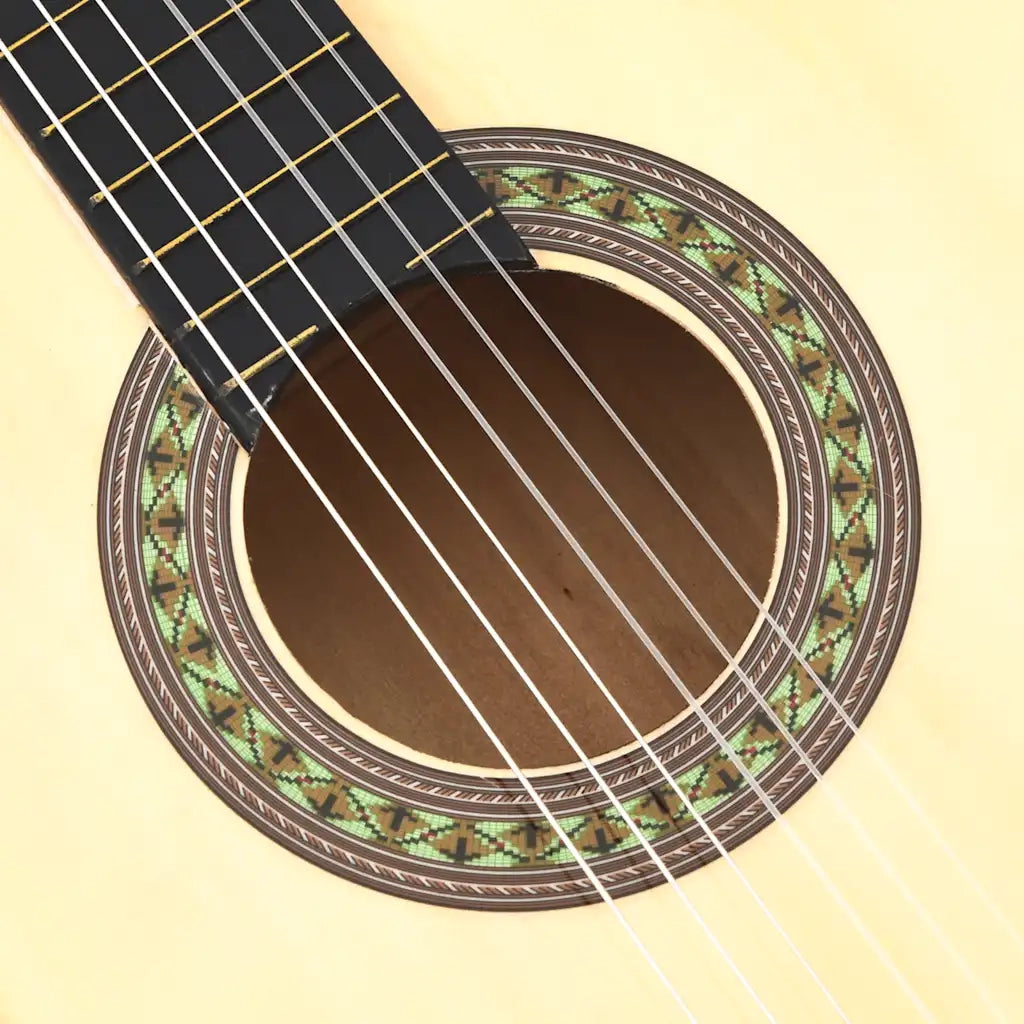 Chitarra Classica per Principianti Nera 4/4 39" in Tiglio CFW3569495