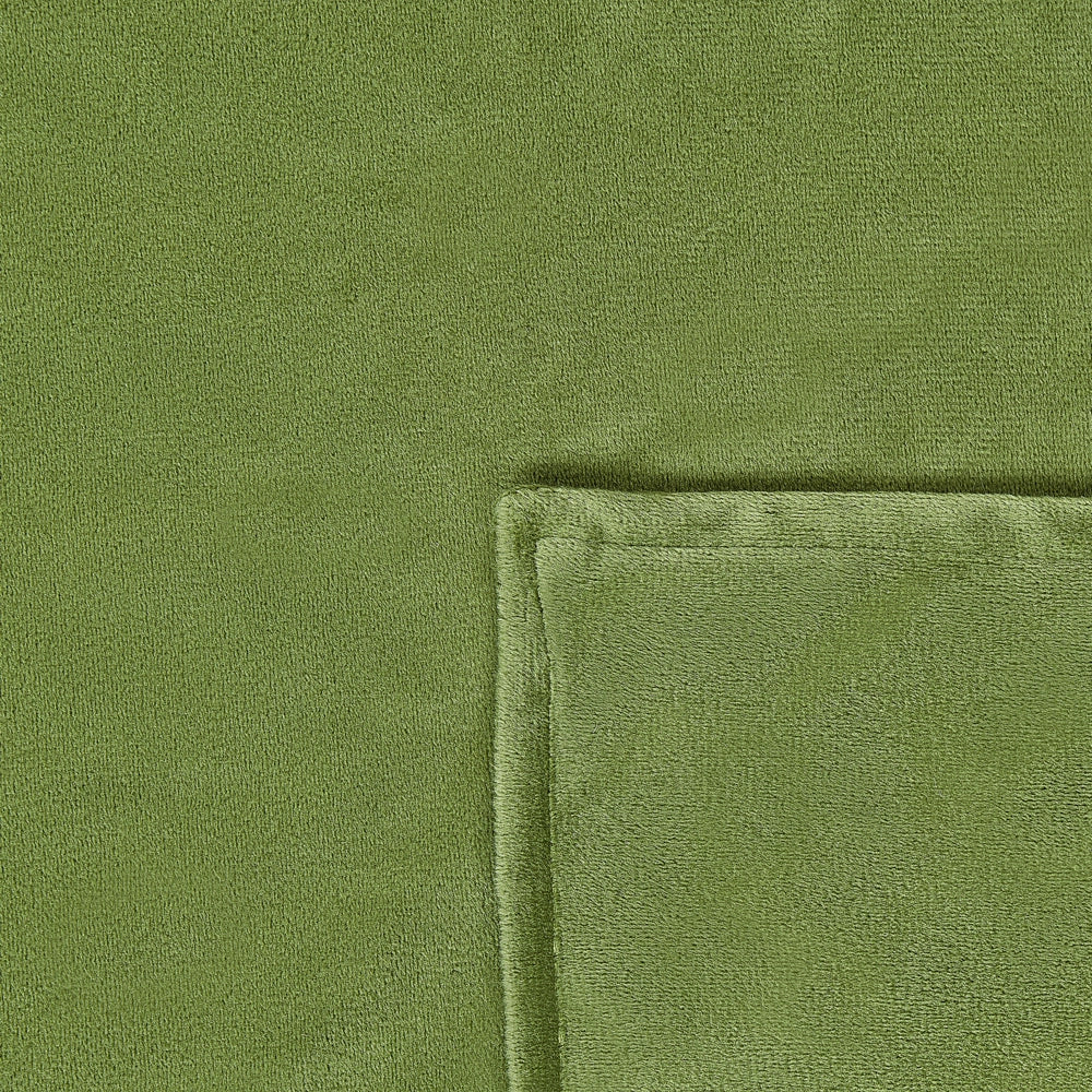 Copripiumino per coperta ponderata Verde Scuro Tessuto poliestere 120 x 180 cm Motivo solido Design moderno Tessile camera da letto