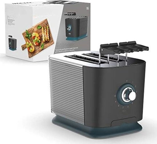 Fornello per pane - XL con maniglie - Fornello per pane con pinze per toast - Apparecchio per toast