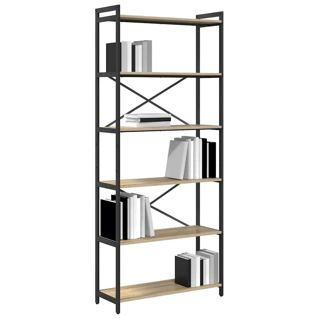 Libreria Rovere Sonoma 80 x 30 x 189,5 cm Legno multistrato 868408