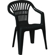 SEDIA SCILLA + BRACCIOLI PROGARDEN - PP ANTRACITE CM 54X53 H.CM 80