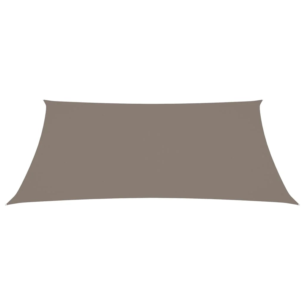 Vela ombreggiante/ombrellone rettangolare in tessuto Oxford 2 x 3,5 m tortora 02_0009606