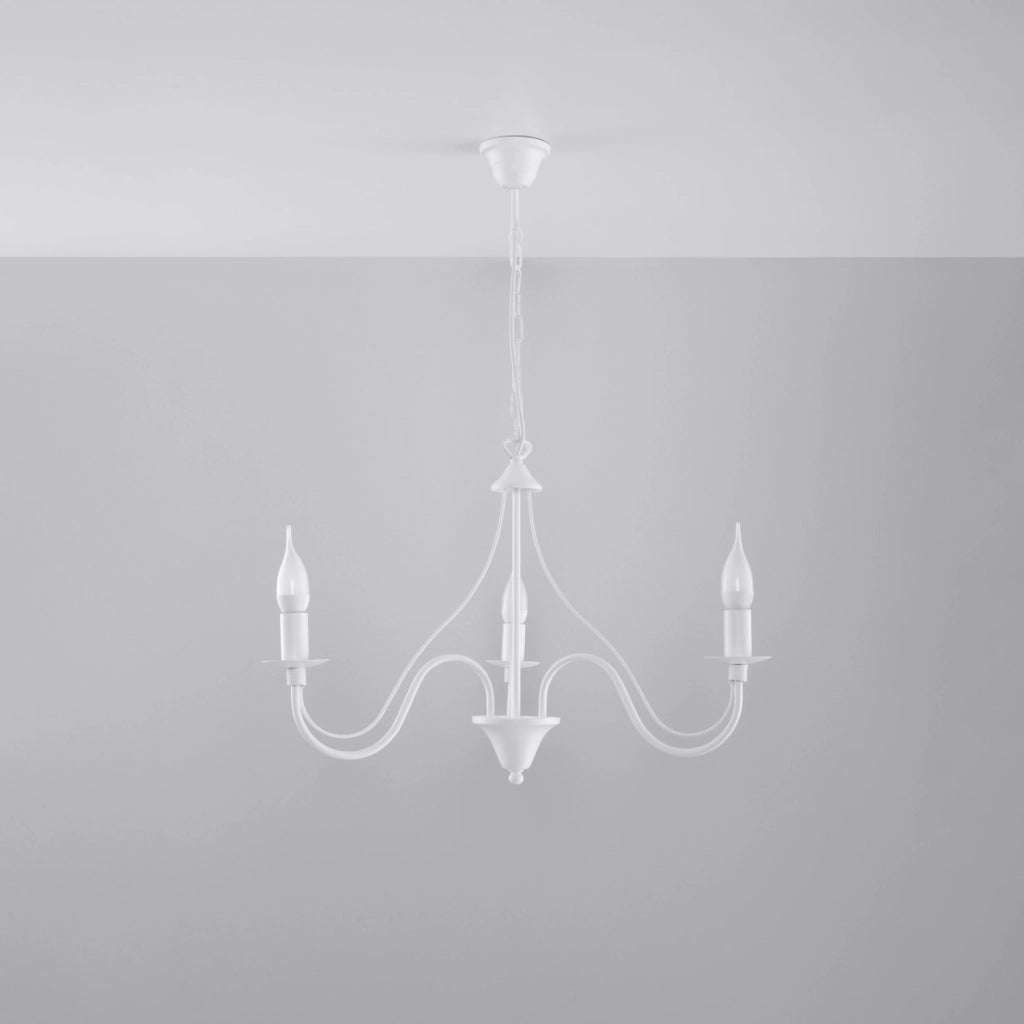 Lampadario MINERWA 3 bianco