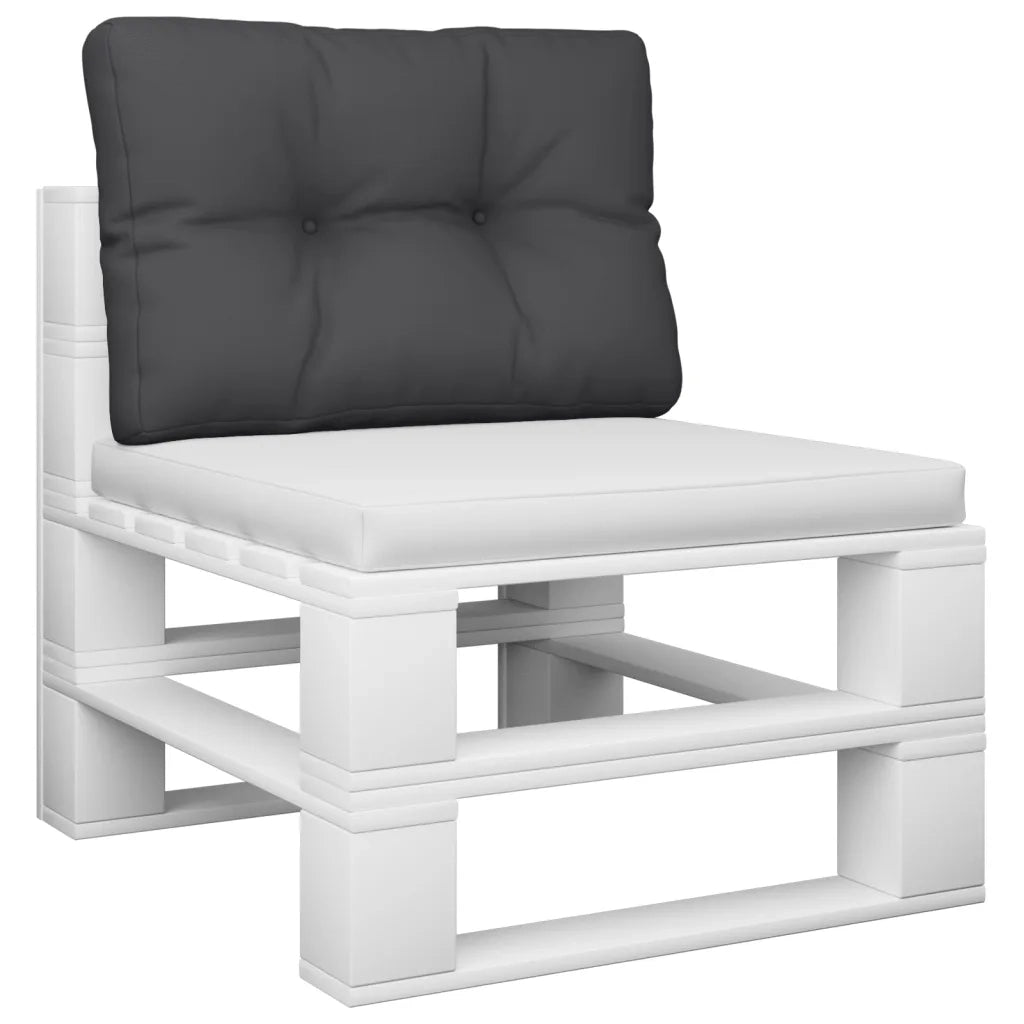Cuscino per Pallet Nero 60x40x12 cm in Tessuto 360564