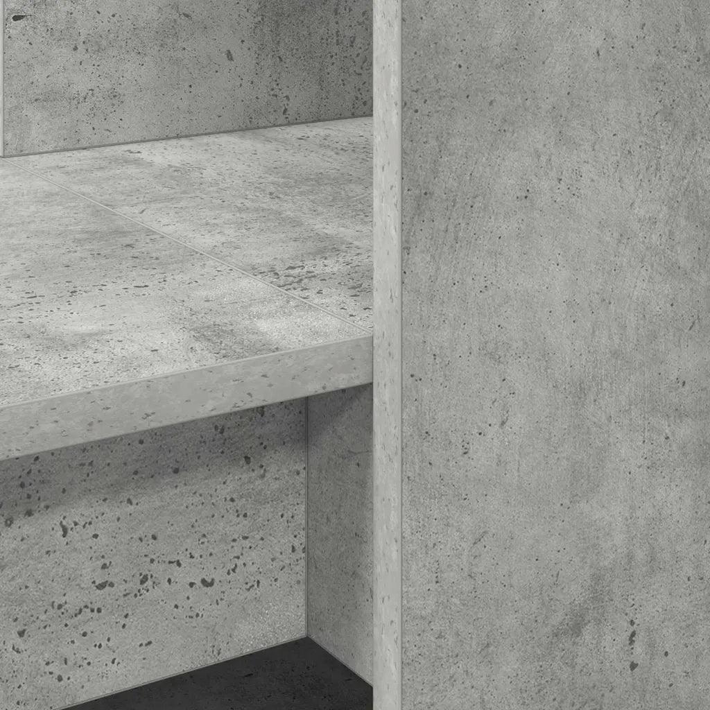 Scrivania Grigio cemento Legno ingegnerizzato 122 x 67 x 145 cm 3337260