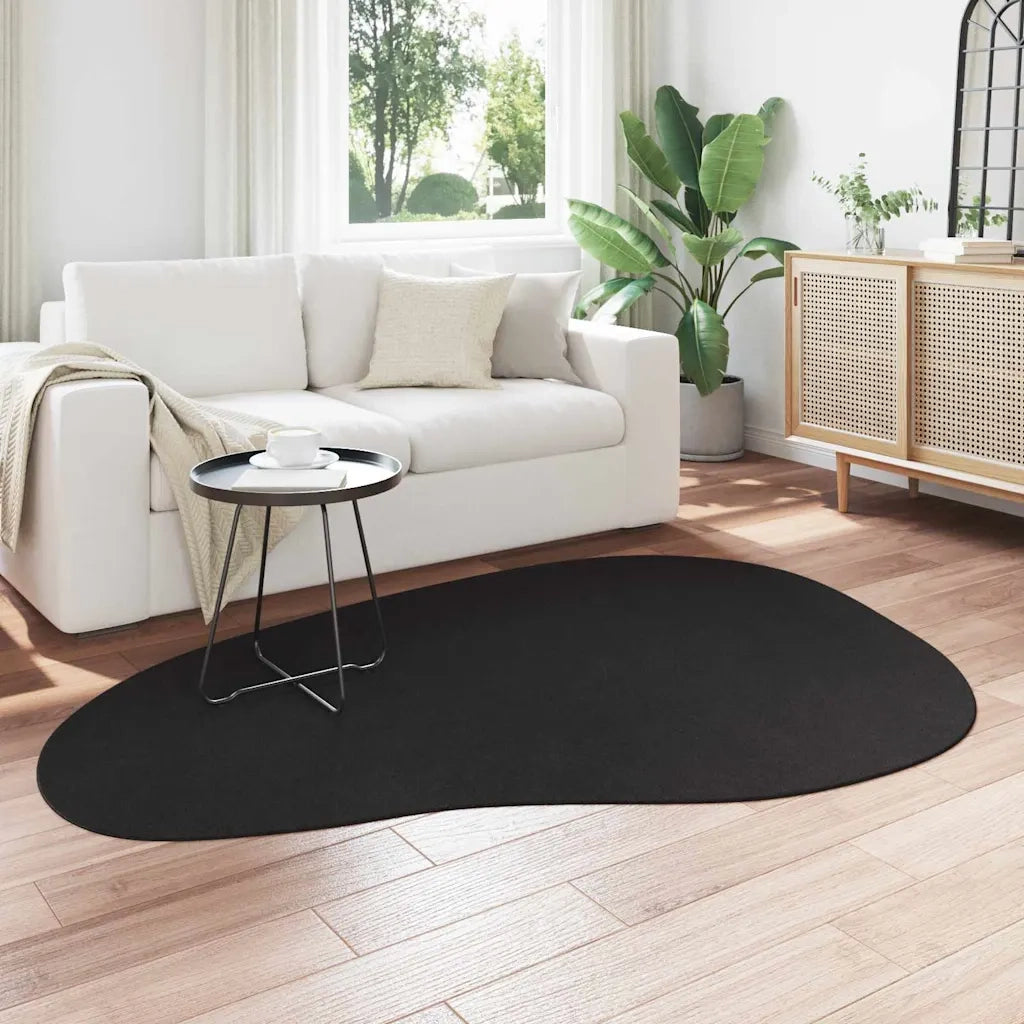 Tappeti per area HUARTE Nero 140 x 200 cm Poliestere 4103799