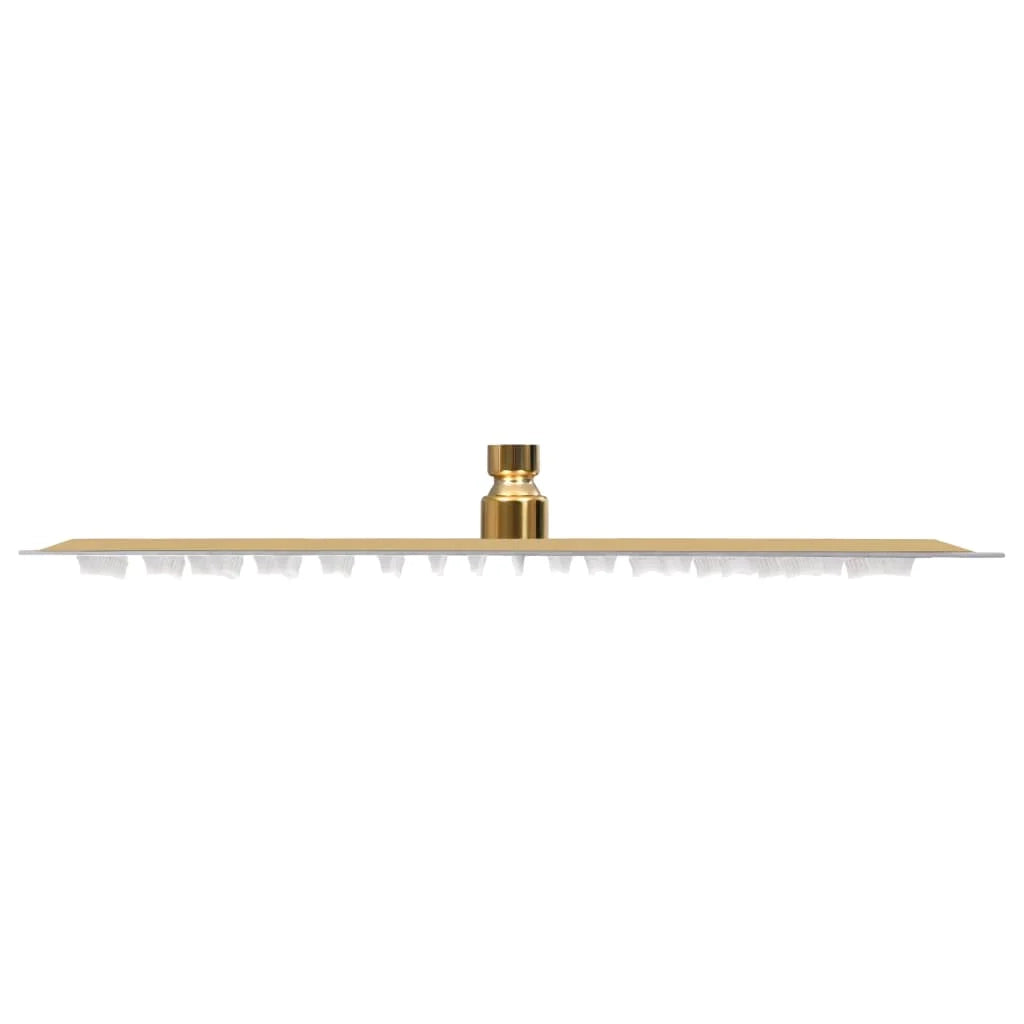 Soffione doccia a pioggia in acciaio inox 40x30 cm rettangolare finitura oro 02_0002096