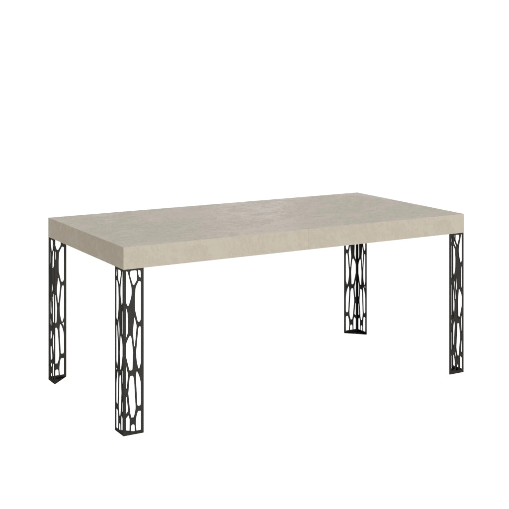 Tavolo Allungabile 180-284x90x77 cm Ghibli Cashmere Telaio Antracite