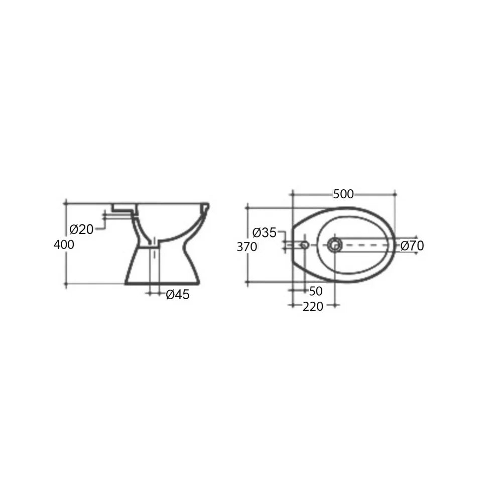 Bidet serie kaila