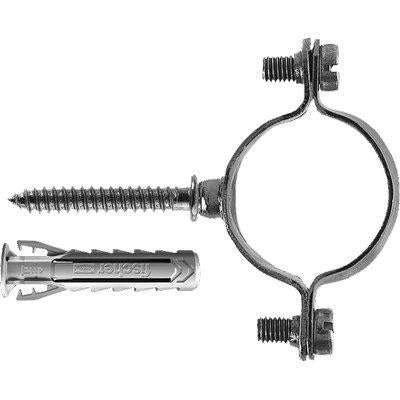 COLLARE TUBO CZV FISCHER - ACCIAIO ZINC MM 32 VITE+TASSELLO SX6 PLUS CF=PZ 10- 1 confezioni