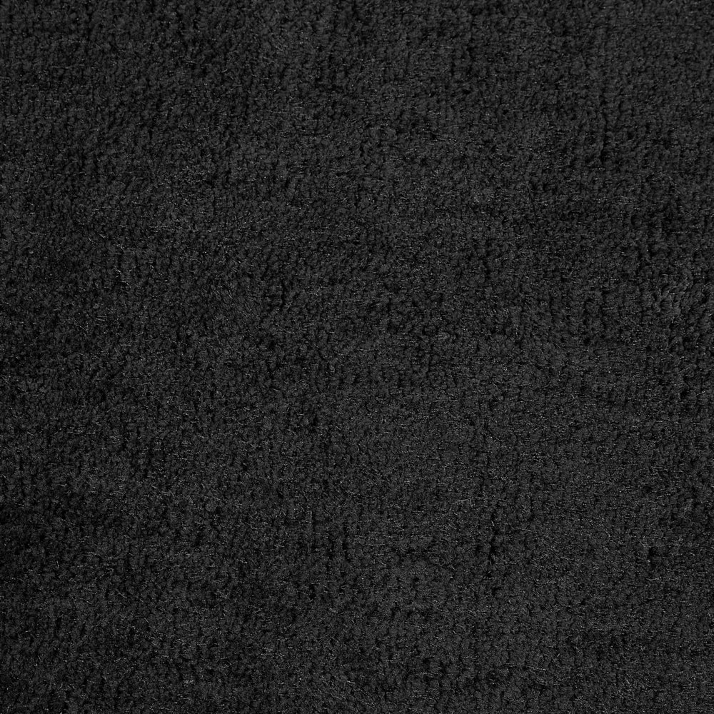 Tappeto Shaggy Nero 140 x 200 cm Moderno Tappeto Rettangolare Trapuntato a Pelo Lungo
