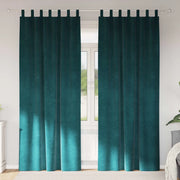 Tende oscuranti 2 pcs Verde Scuro 140 x 245 cm Velluto 4107221