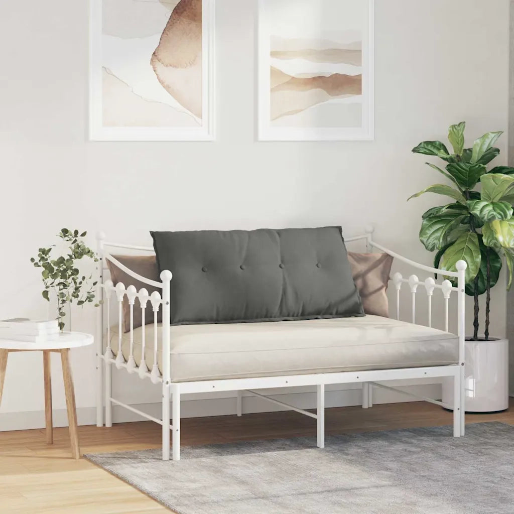 Cuscino per Schiena Grigio scuro 100 x 50 cm